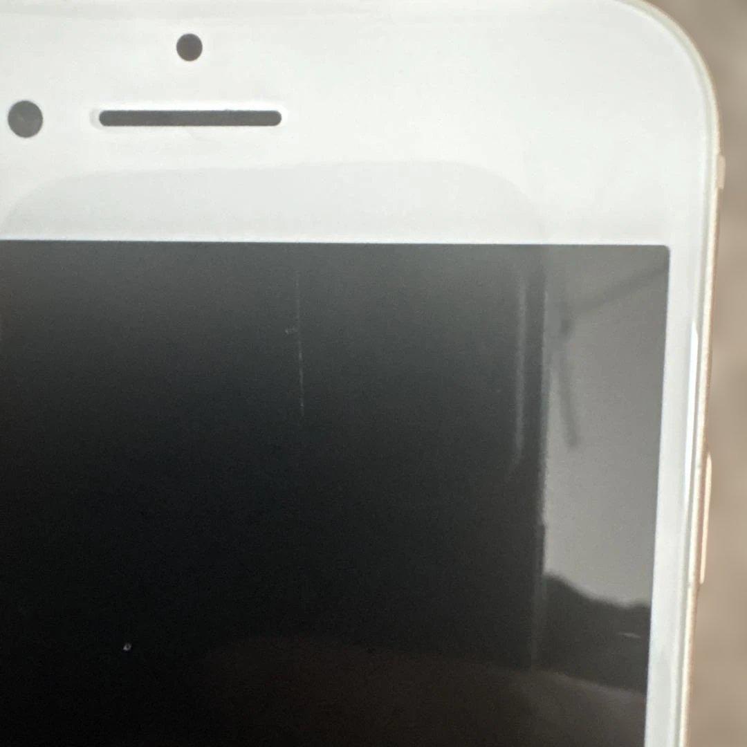 iPhone8 64GB ローズゴールド バッテリー77% 画面傷あり 初期化済