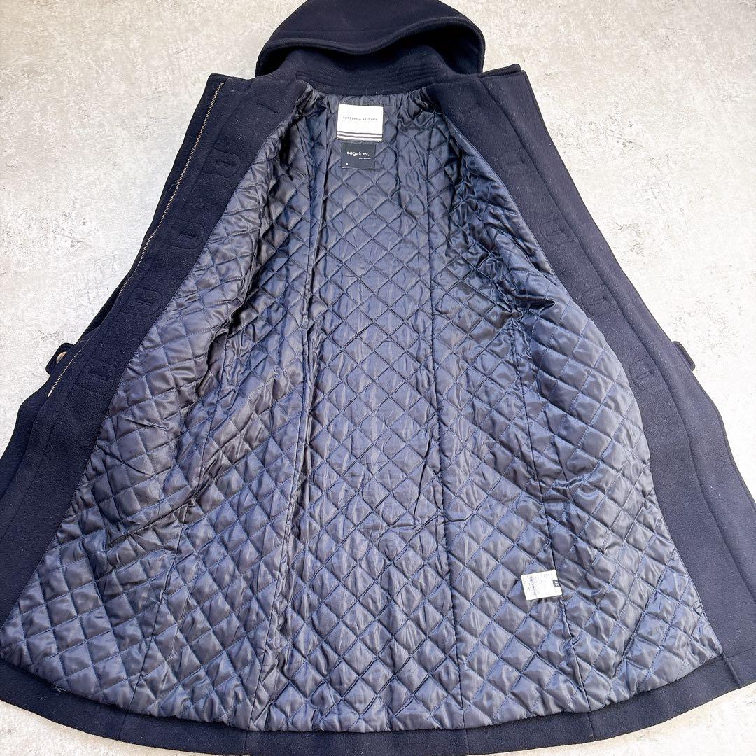 定価18万✨ボーダーズアットバルコニー　カシミヤ混ダッフルコート　フォックス