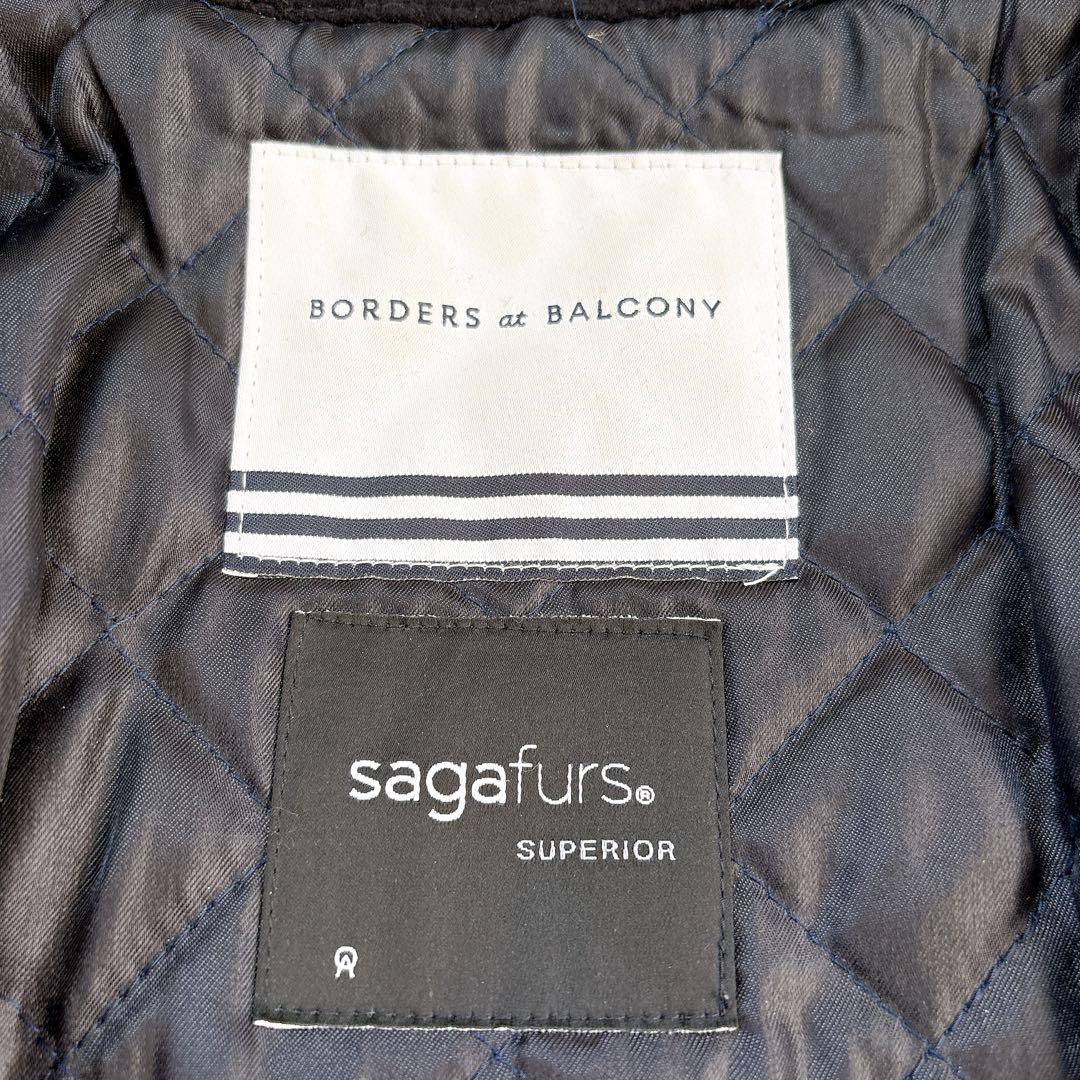 定価18万✨ボーダーズアットバルコニー　カシミヤ混ダッフルコート　フォックス