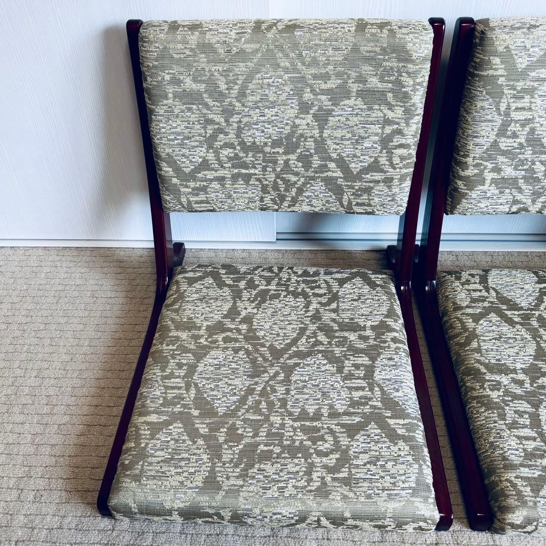【2脚セット】カリモク karimoku 折りたたみ 座椅子 和室 和家具 和風