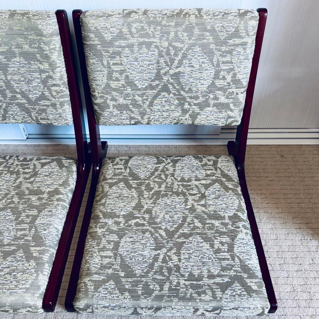 【2脚セット】カリモク karimoku 折りたたみ 座椅子 和室 和家具 和風