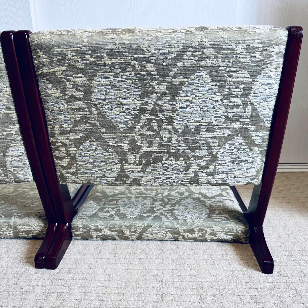 【2脚セット】カリモク karimoku 折りたたみ 座椅子 和室 和家具 和風