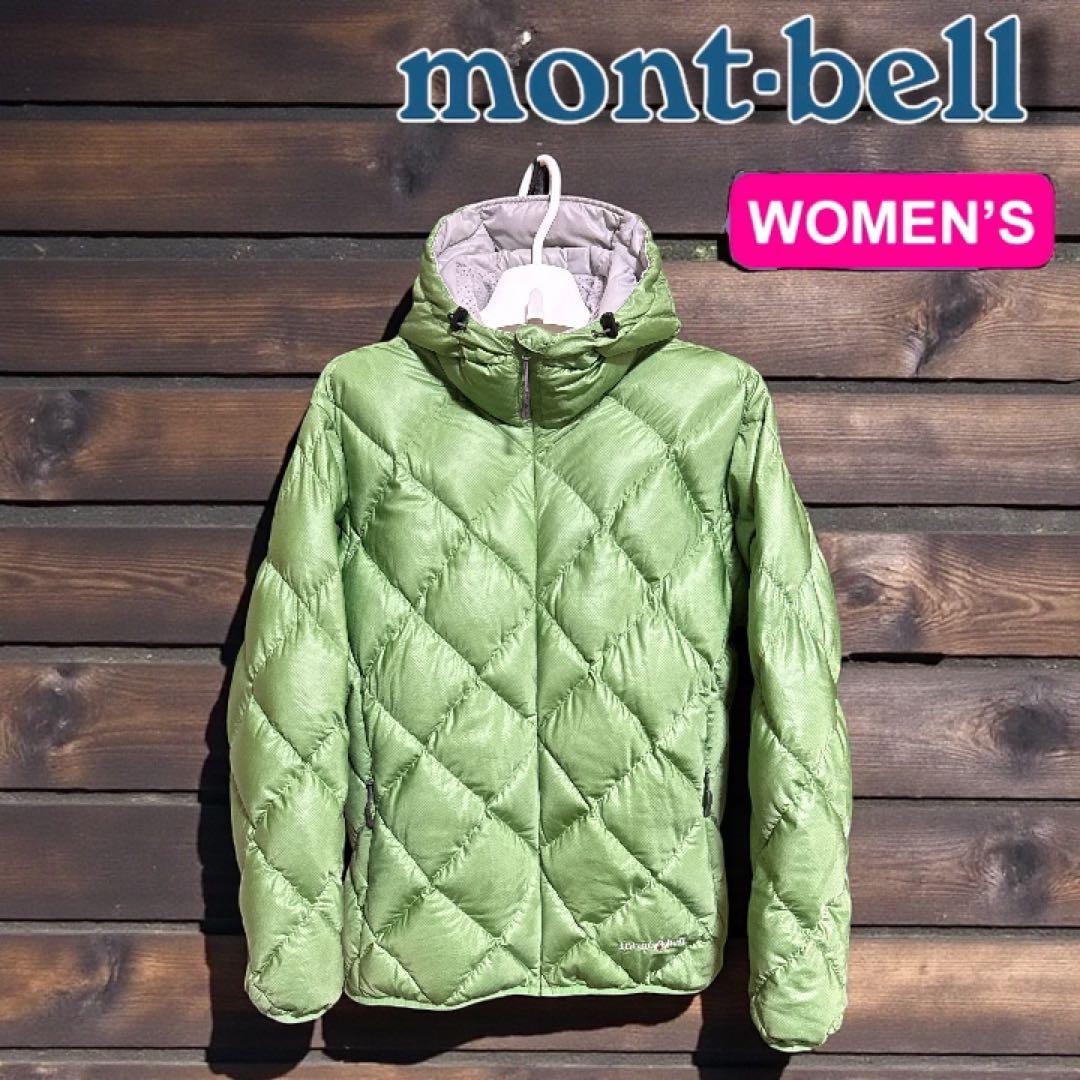 モンベル800FPライトアルパインダウンパーカWomen’s グリーン　L