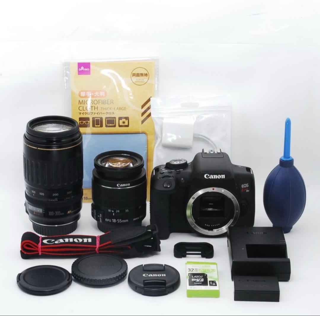 Canon Kiss x8i ダブルレンズ 初心者◎ 高画質＆軽量