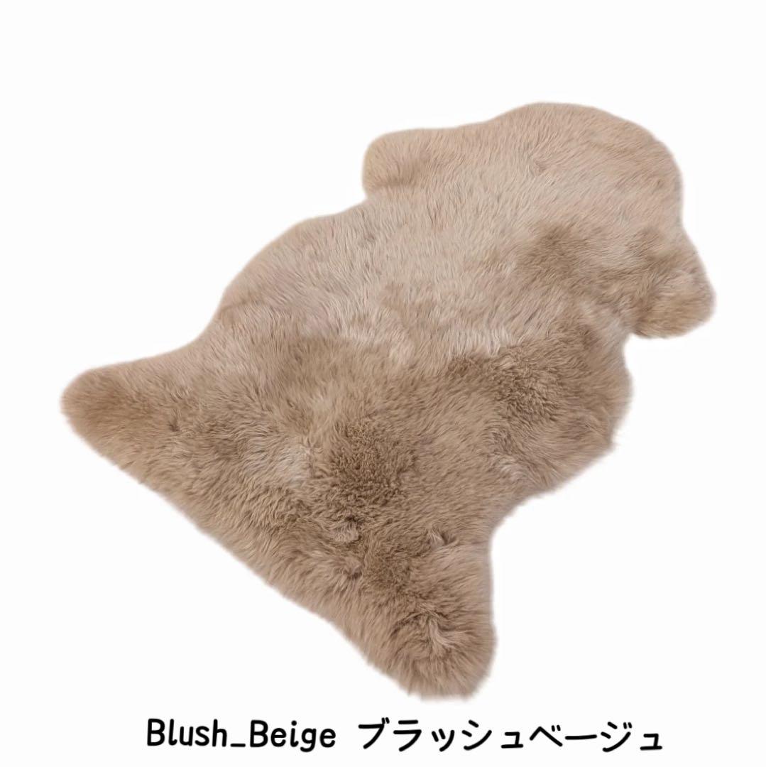プレミアムシープスキンニュージーランド天然毛皮 最高級ム一トンフリースウールラグ