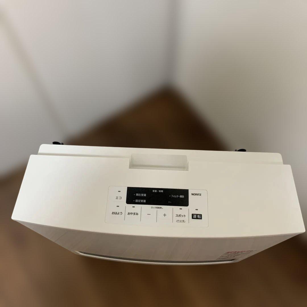 ノーリツ　ガスファンヒーター　GFH-4006S-W5 プロパン　ガスコード付