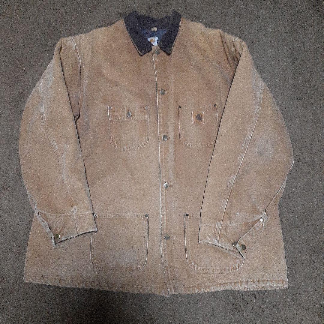 Carhartt USA製 トラディショナルジャケットC02BRN襟コーデュロイ