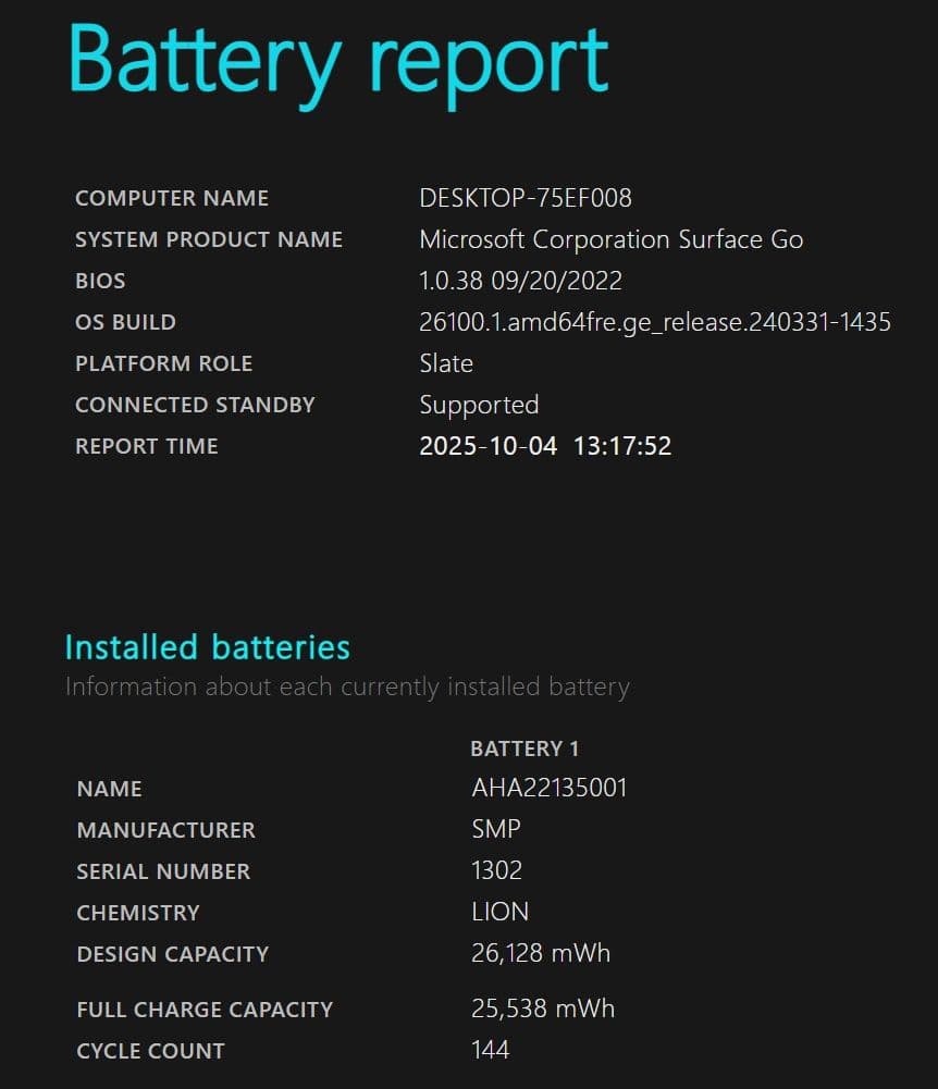 Microsoft Surface Go 初代 本体 RAM8GB 128GB