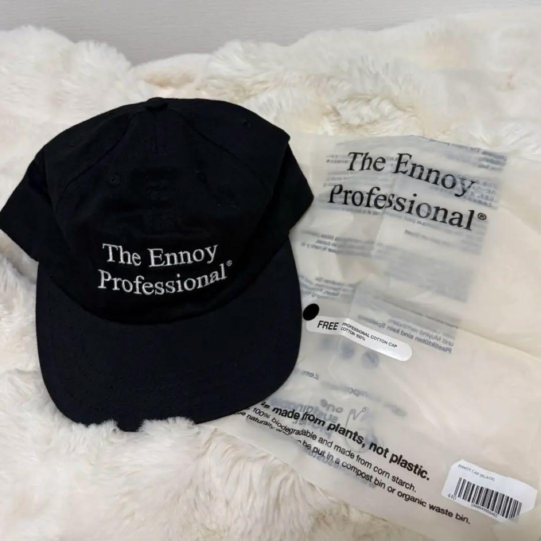 Ennoy コットン キャップ 黒 ブラック エンノイ