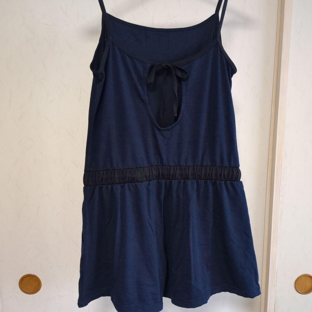 cherir 美品Chacotショートオールとネイビートップスおまとめ2点