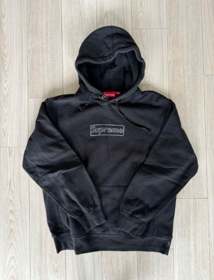 supreme 2021 KAWSChalk Logo ボックスロゴパーカー s