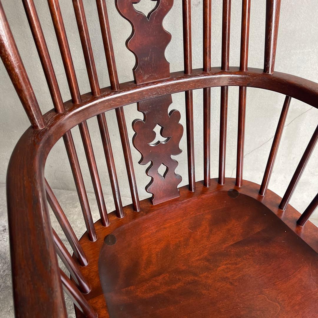 松本民芸　アームチェア　専用座布団付き