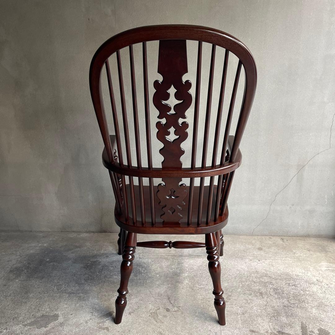 松本民芸　アームチェア　専用座布団付き