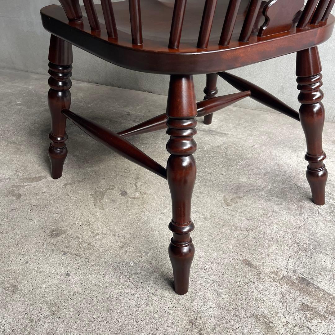 松本民芸　アームチェア　専用座布団付き