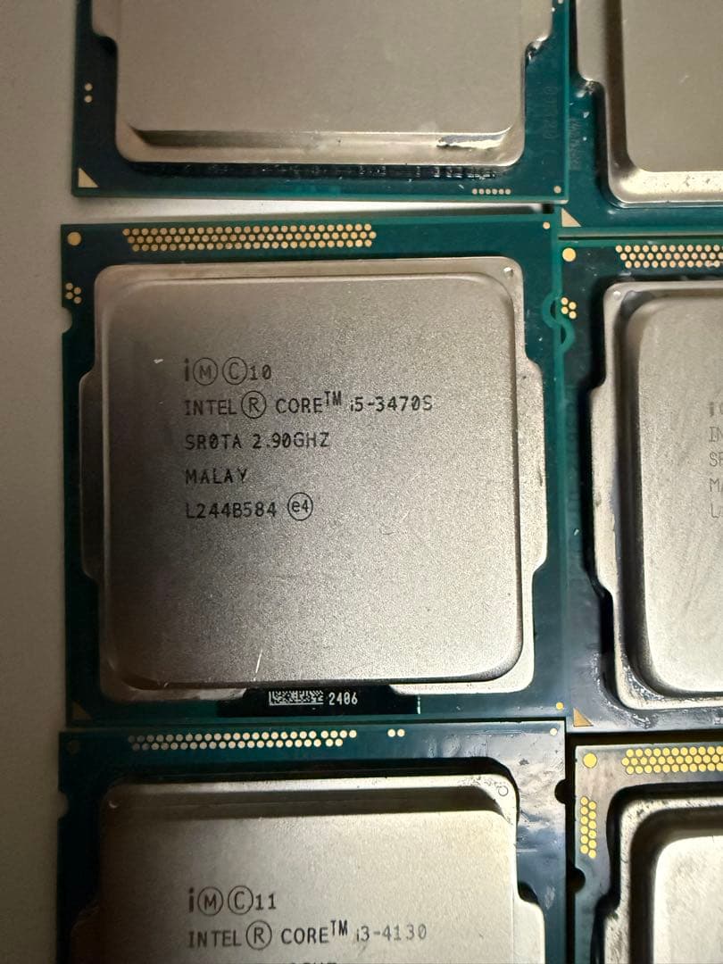 Intel CPU セット 9個　i7 i5 i3 まとめ売り　インテル