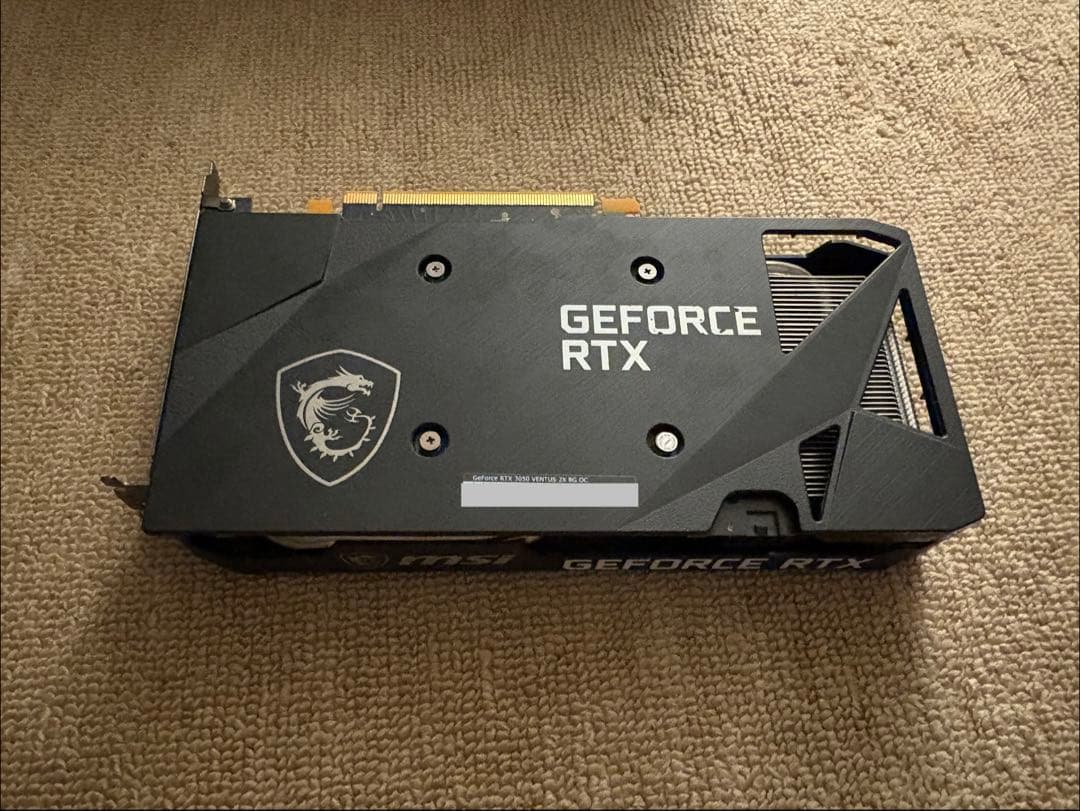グラフィックボード・グラボ・ビデオカード MSI GeForce RTX 3050 VENTUS 2X 8G OC