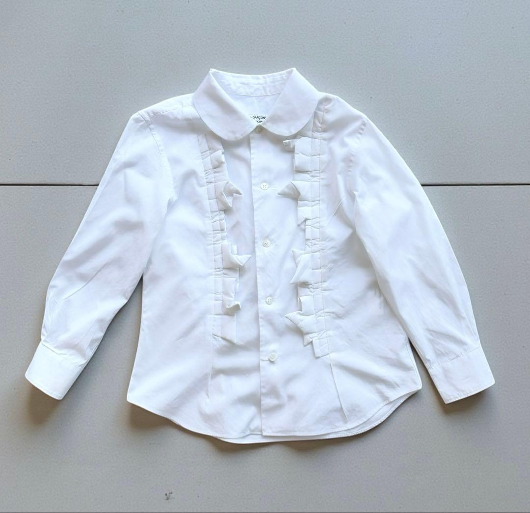 コムデギャルソン　白丸襟　長袖シャツ　美品