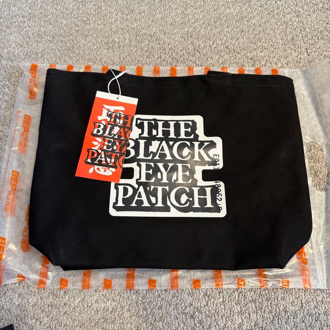 【新品・M】BLACK EYE PATCH OG LABEL TOTE BAG