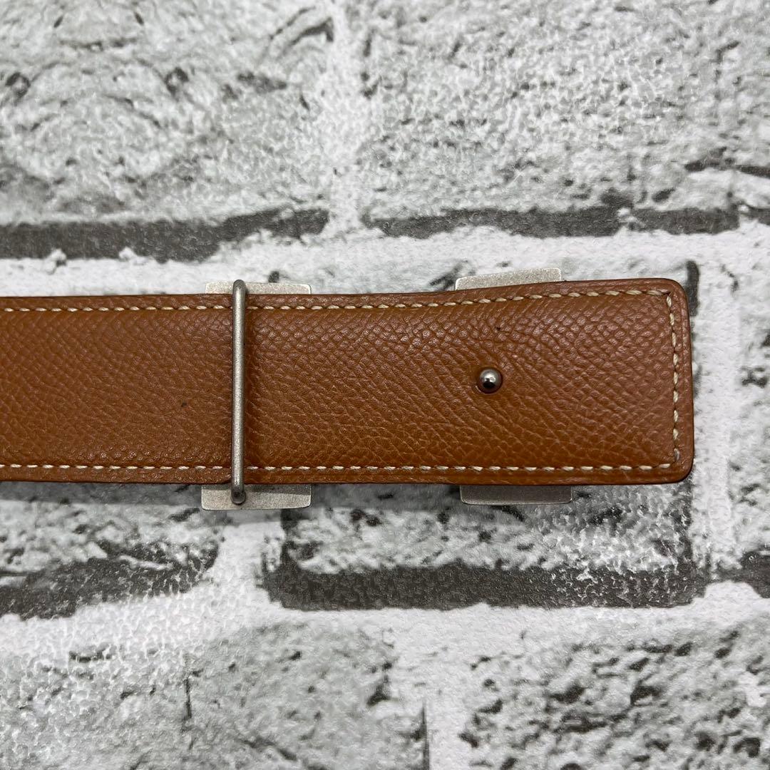 エルメス ベルト コンスタンス Hバックル リバーシブル レザー ブラック 75