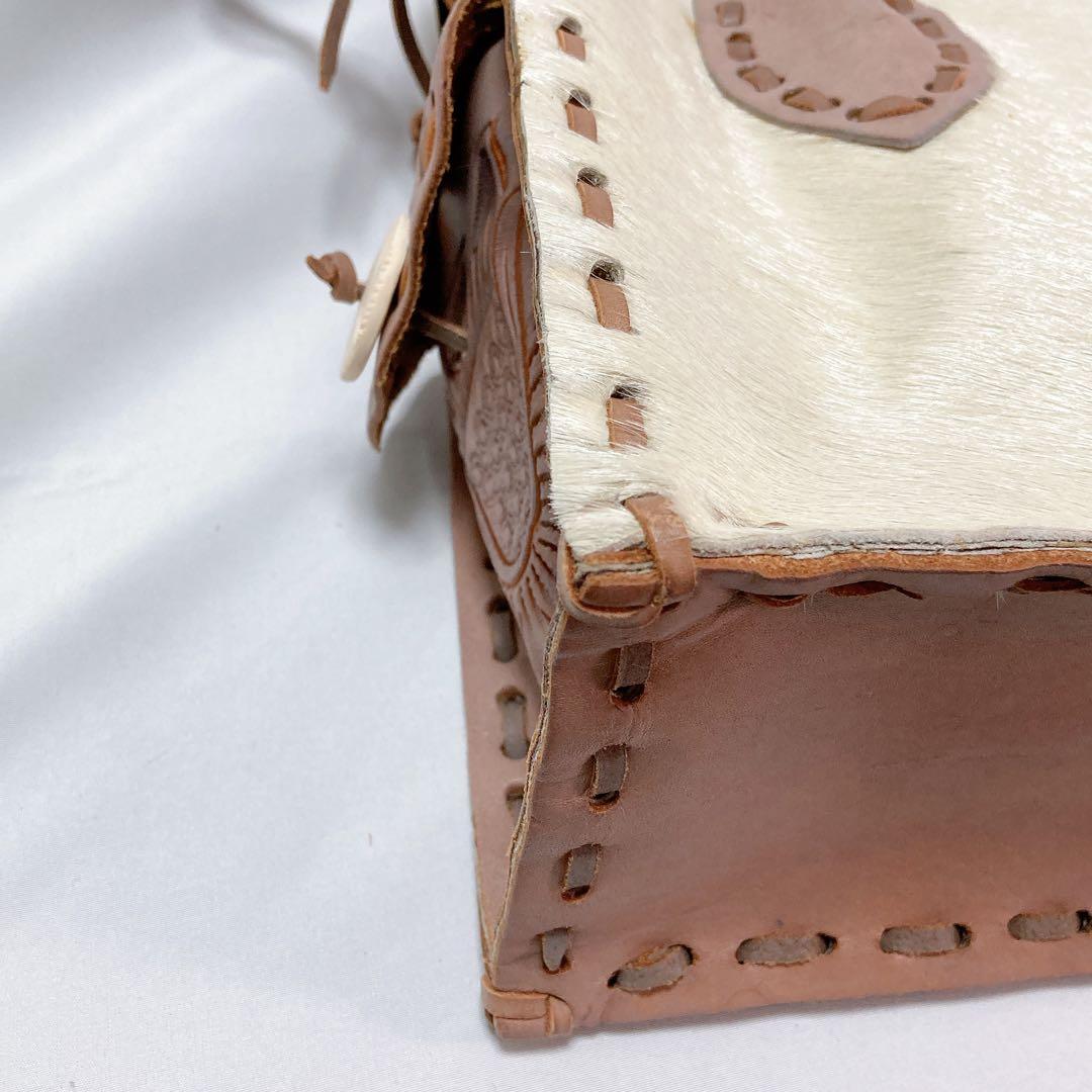 【美品】グレースコンチネンタル カービングトライブス Maestra ハラコ調