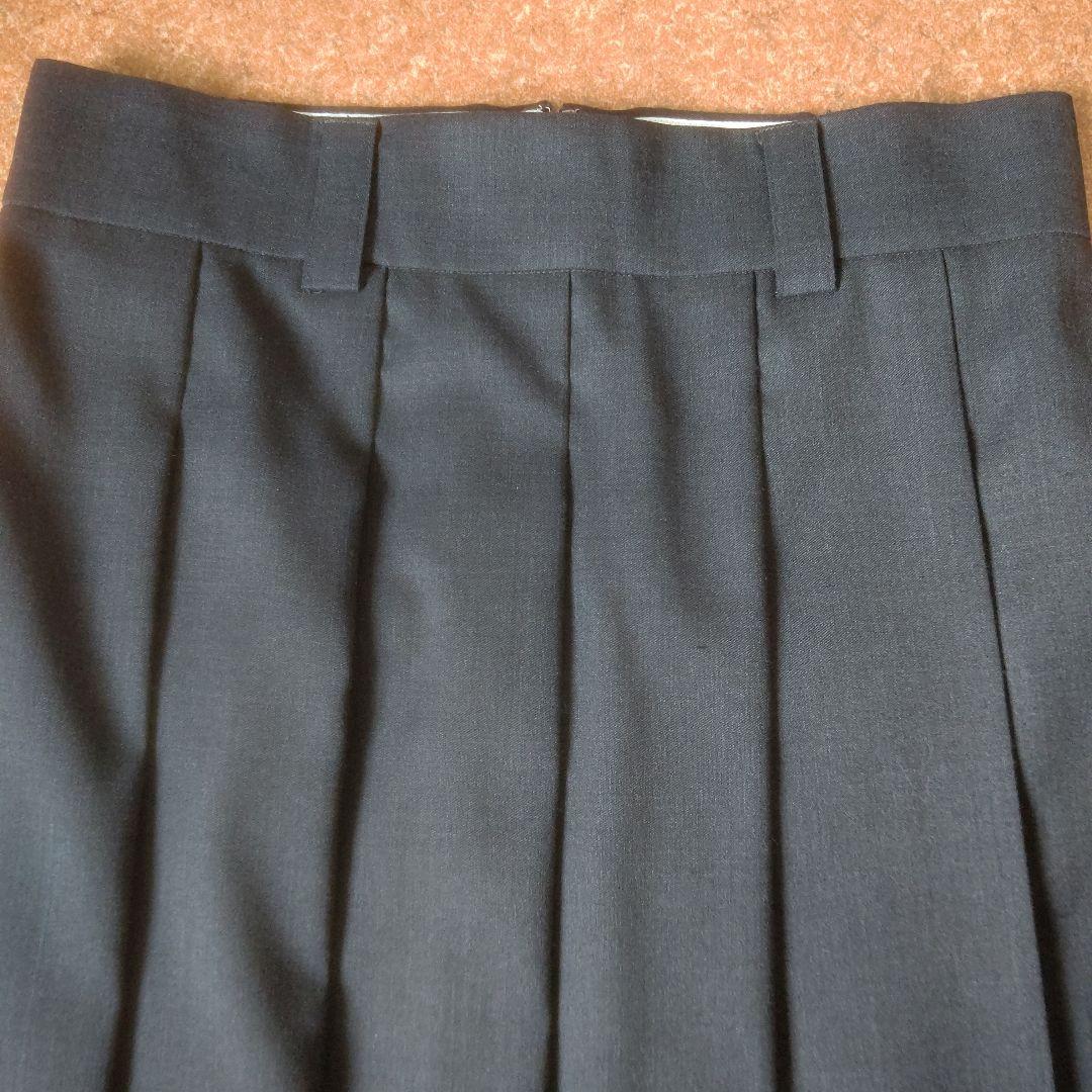 新品未使用★アダムエロペ★フロントプリーツロングスカート★38★定価29700円