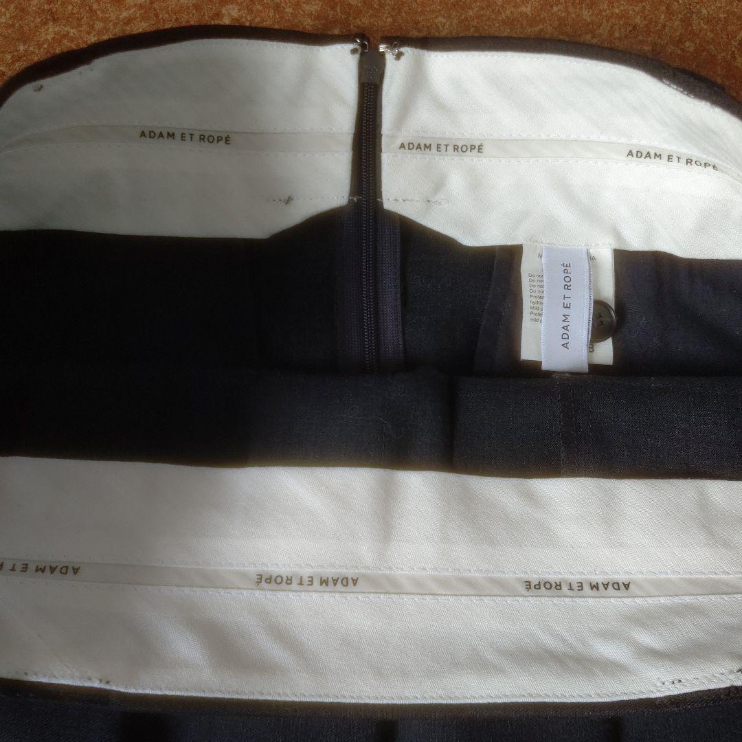 新品未使用★アダムエロペ★フロントプリーツロングスカート★38★定価29700円