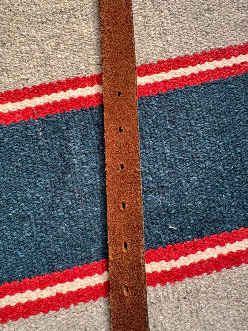 イレブンティ　ブラウンレザー カジュアルベルト