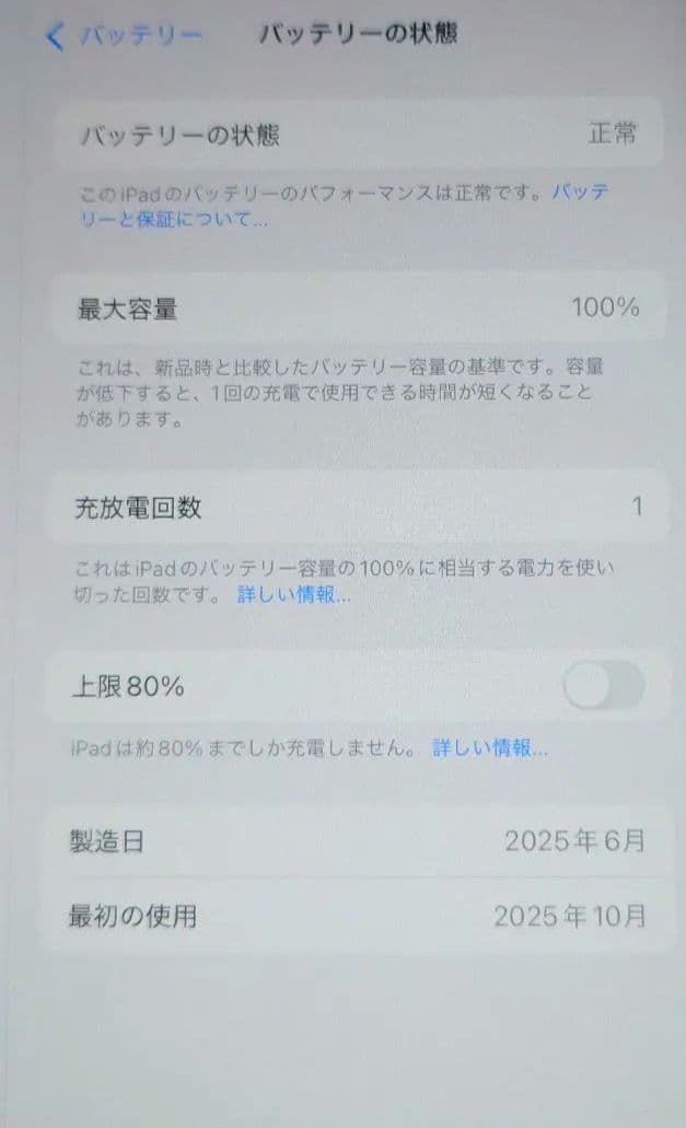 【ほぼ未使用】iPad mini 第7世代 Wi-Fiモデル 128GB