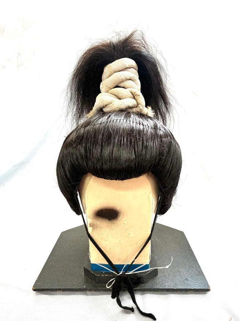 信長、岡守かつら(あみ無しタイプ)中古舞踊かつら、日本髪かつら、大衆演劇かつら