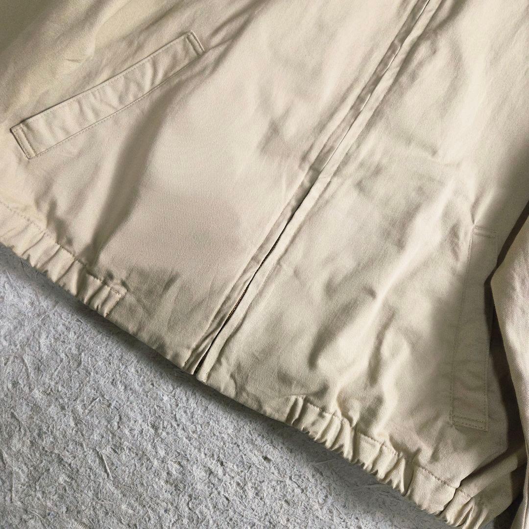 美品 ポロ ラルフローレン スイングトップ 三角タグ サイズL ベージュUSA製