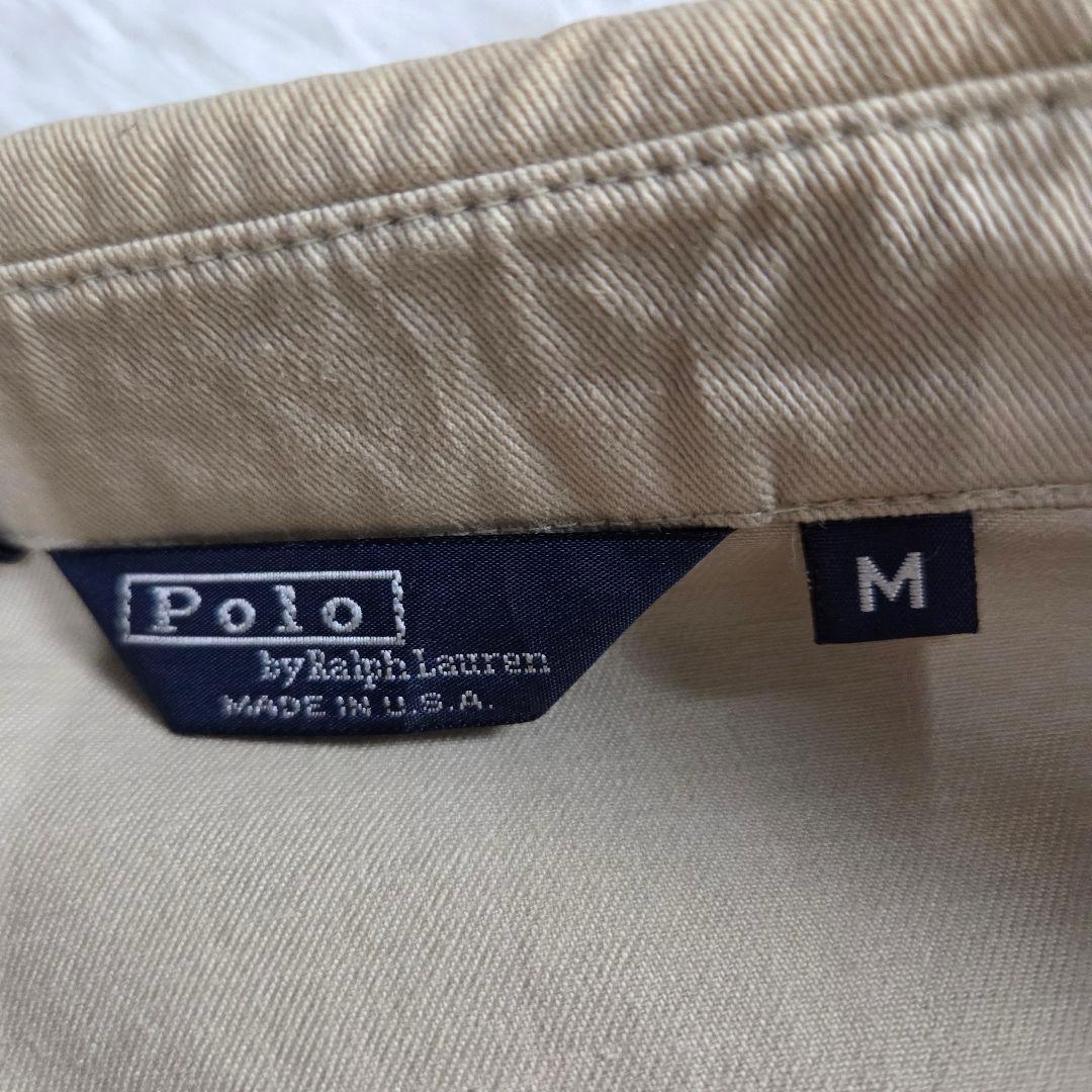 美品 ポロ ラルフローレン スイングトップ 三角タグ サイズL ベージュUSA製
