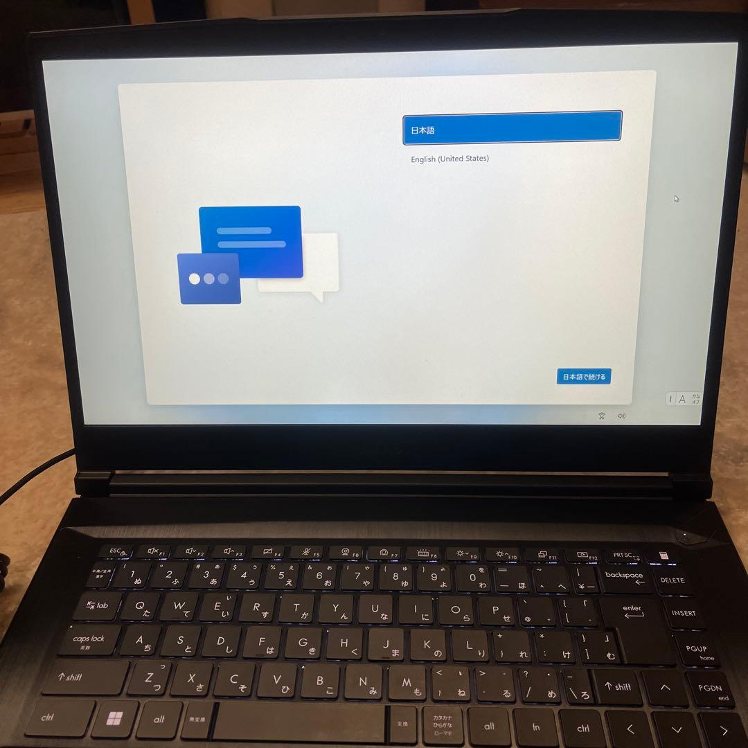 ゲーミングノートPC MSI GF63 Thin 11UC