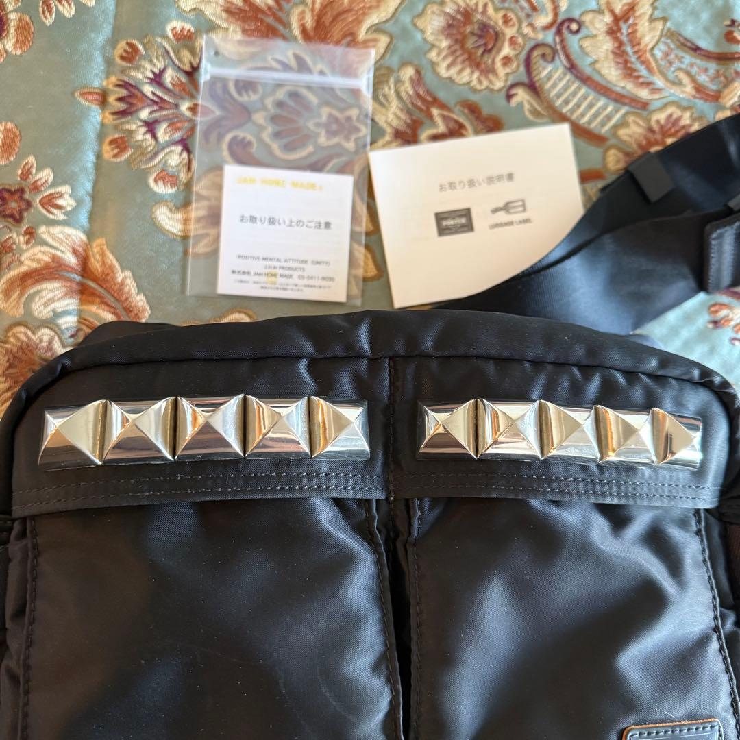 美品　PORTER×JAM  MADE スタッズ　コラボ ボディバッグ