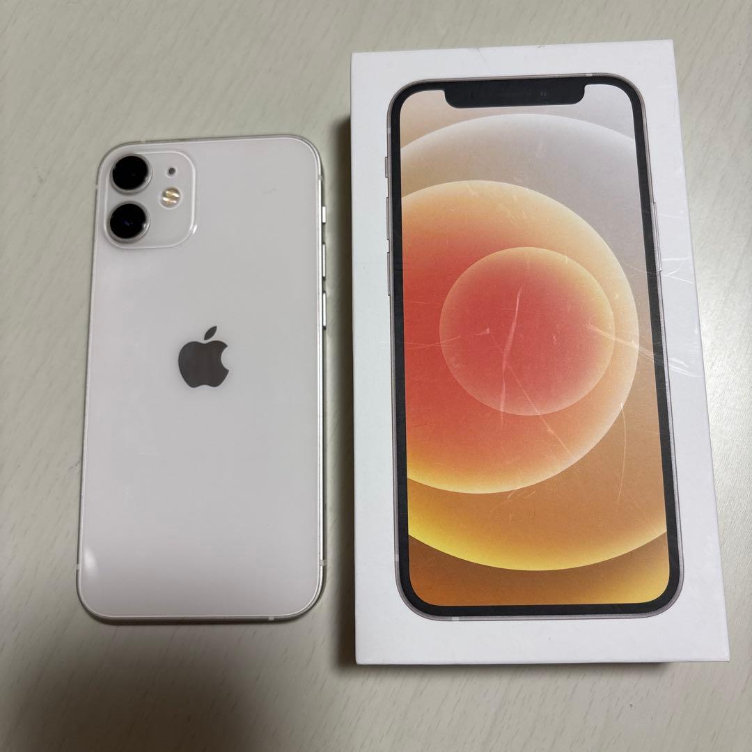 iPhone12 mini 128GB ホワイト　⭐︎ iFace付き⭐︎