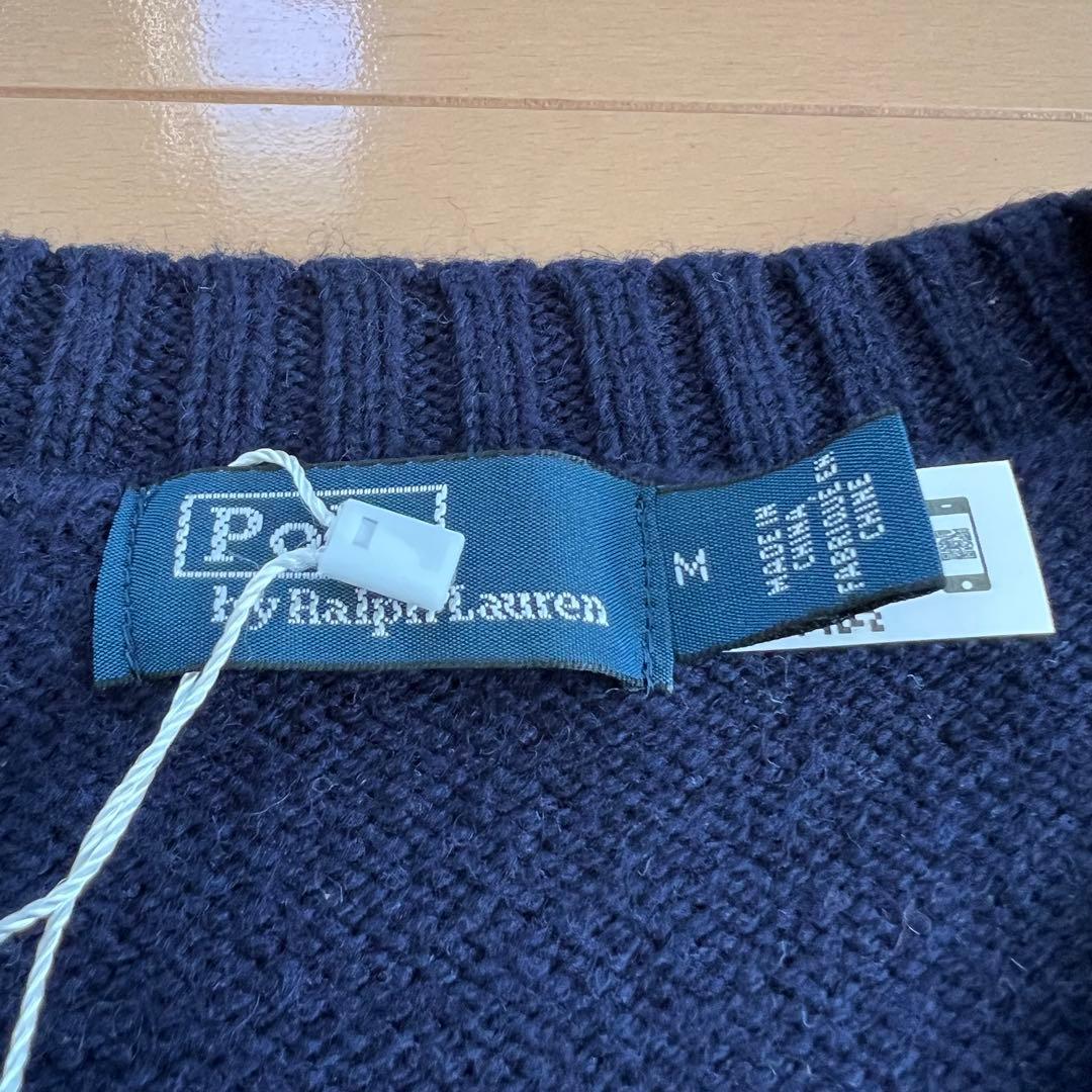 新品✨️激レア✨️POLO ラルフローレン ポロベア ニット セーター ネイビー M