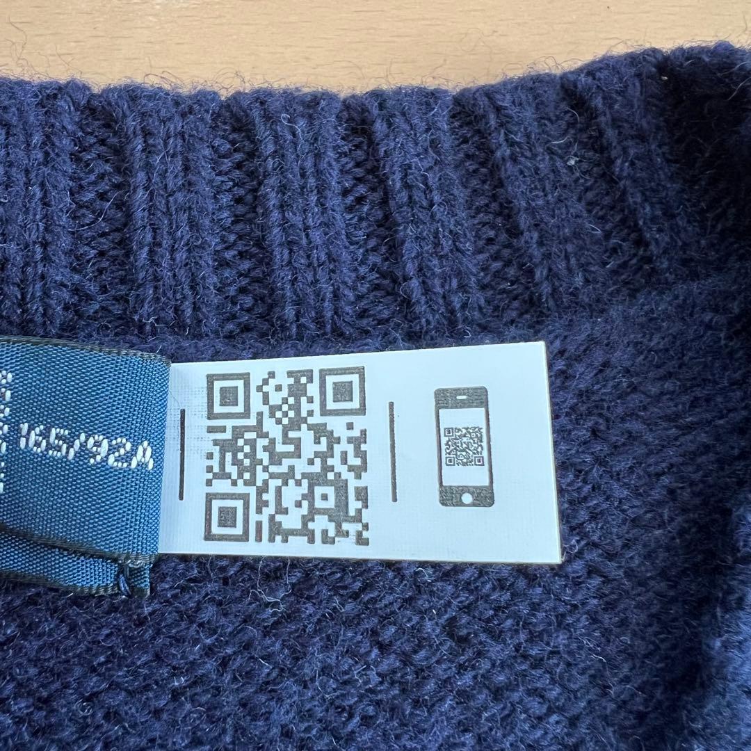 新品✨️激レア✨️POLO ラルフローレン ポロベア ニット セーター ネイビー M