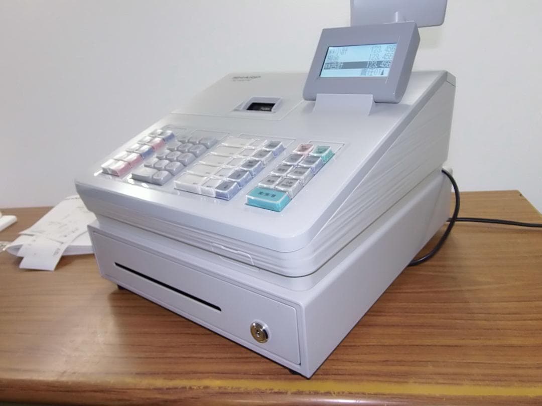 設定無料 SHARP 電子レジスター XE-A207W-W 250524