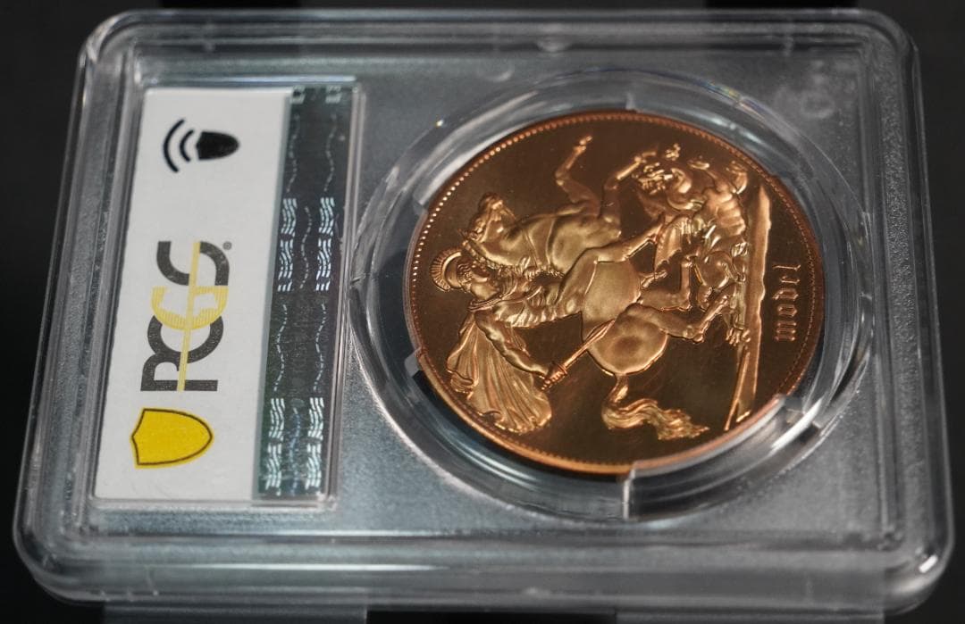 1851 ゴシッククラウン PCGS PR67DCAM 銅貨 INAレトロ