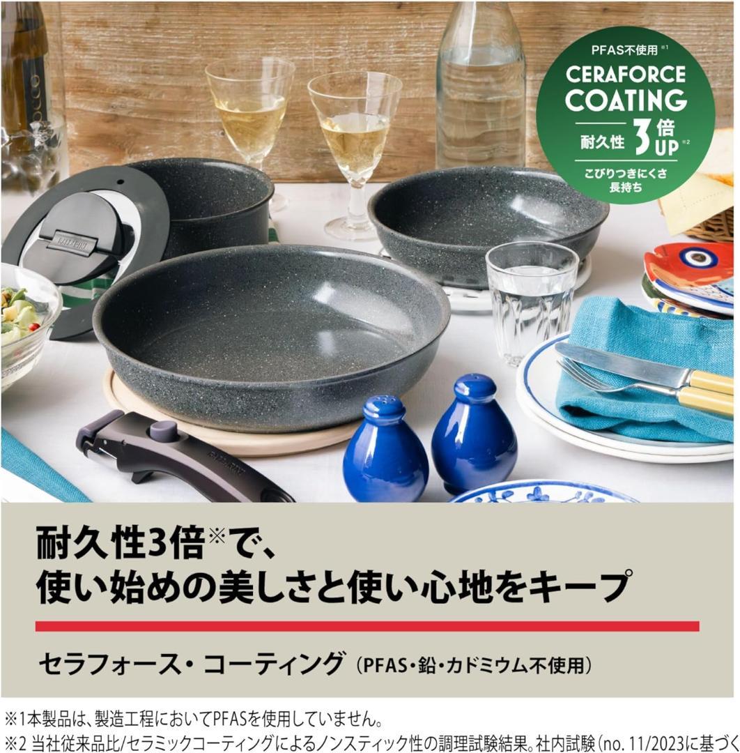 新品！ Ballarini ヴィンチ 5pcs フライパン＆鍋セット IH対応
