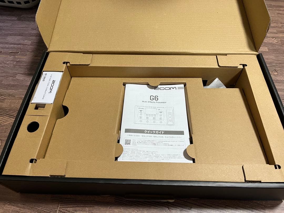 【美品】今日中限定値下ZOOM G6 マルチエフェクタースイッチハットSDカード