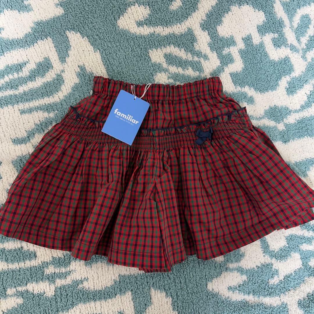 （未使用タグ付き)familiar ファミリア キュロット