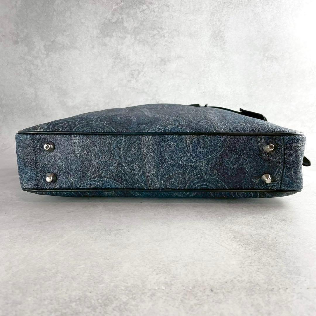 エトロ ペイズリー柄 ブリーフケース ビジネスバッグ 2way A4可