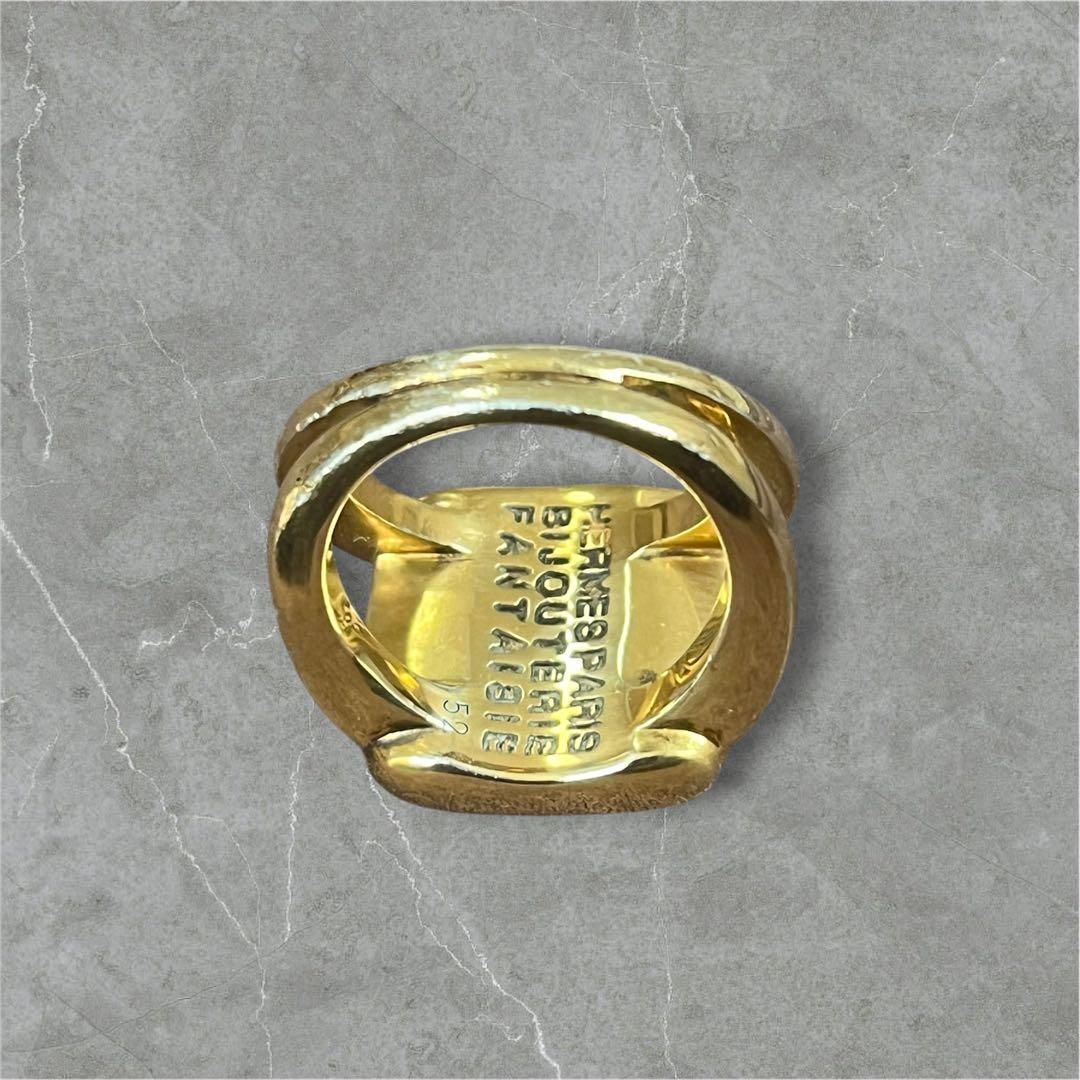 HERMES エルメス リング セリエ　コロゾ ゴールド ヴィンテージ