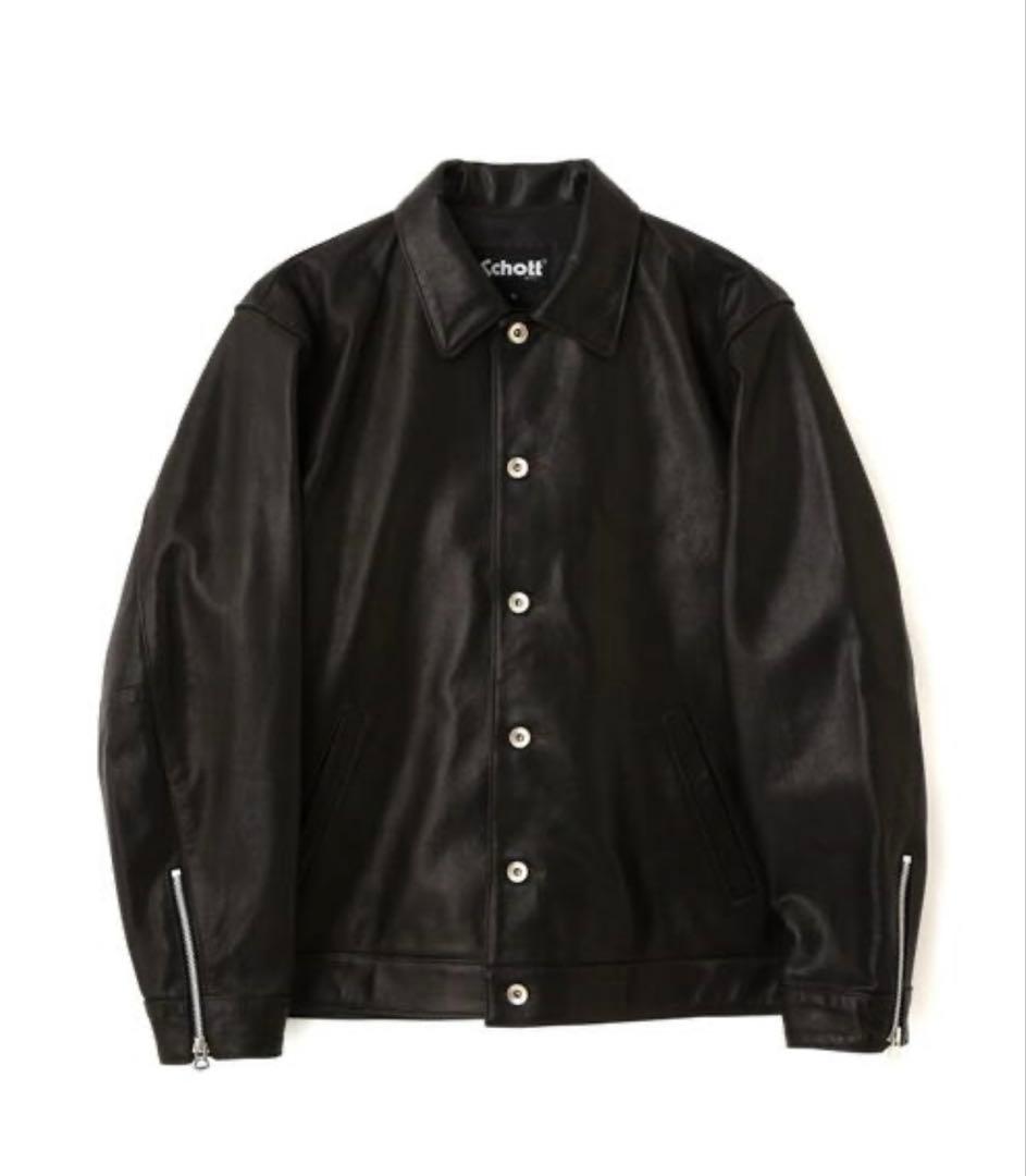 ジャケット・アウター Schott GOAT NEWBIE LEATHER JACKET