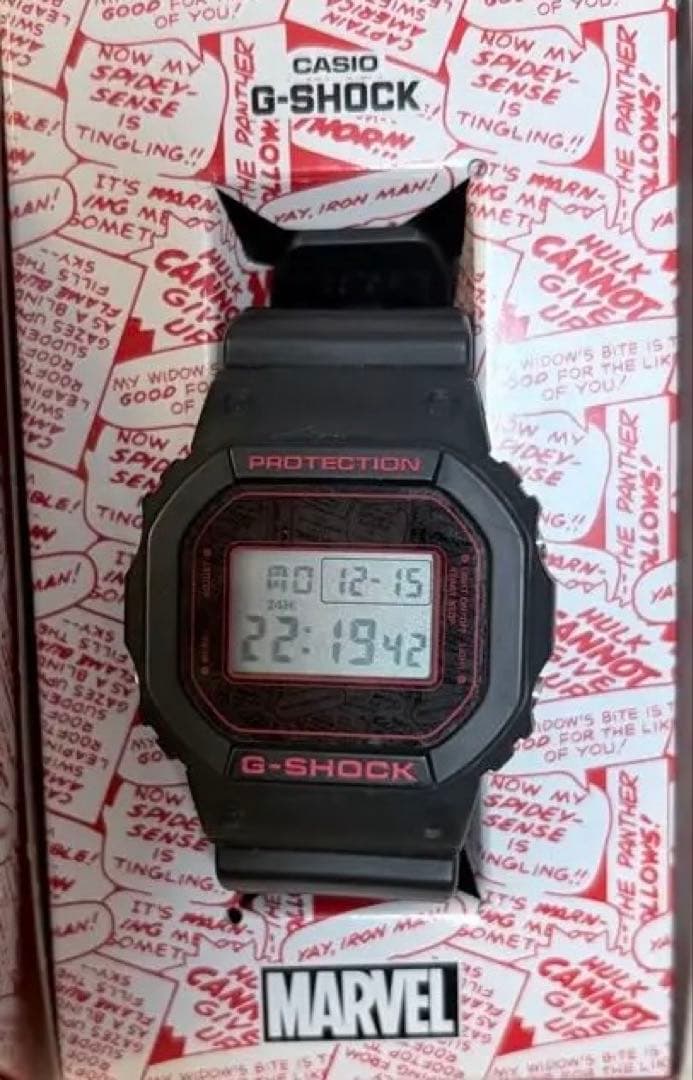 ディズニーストア限定 MARVEL コラボ G-SHOCK 箱付き