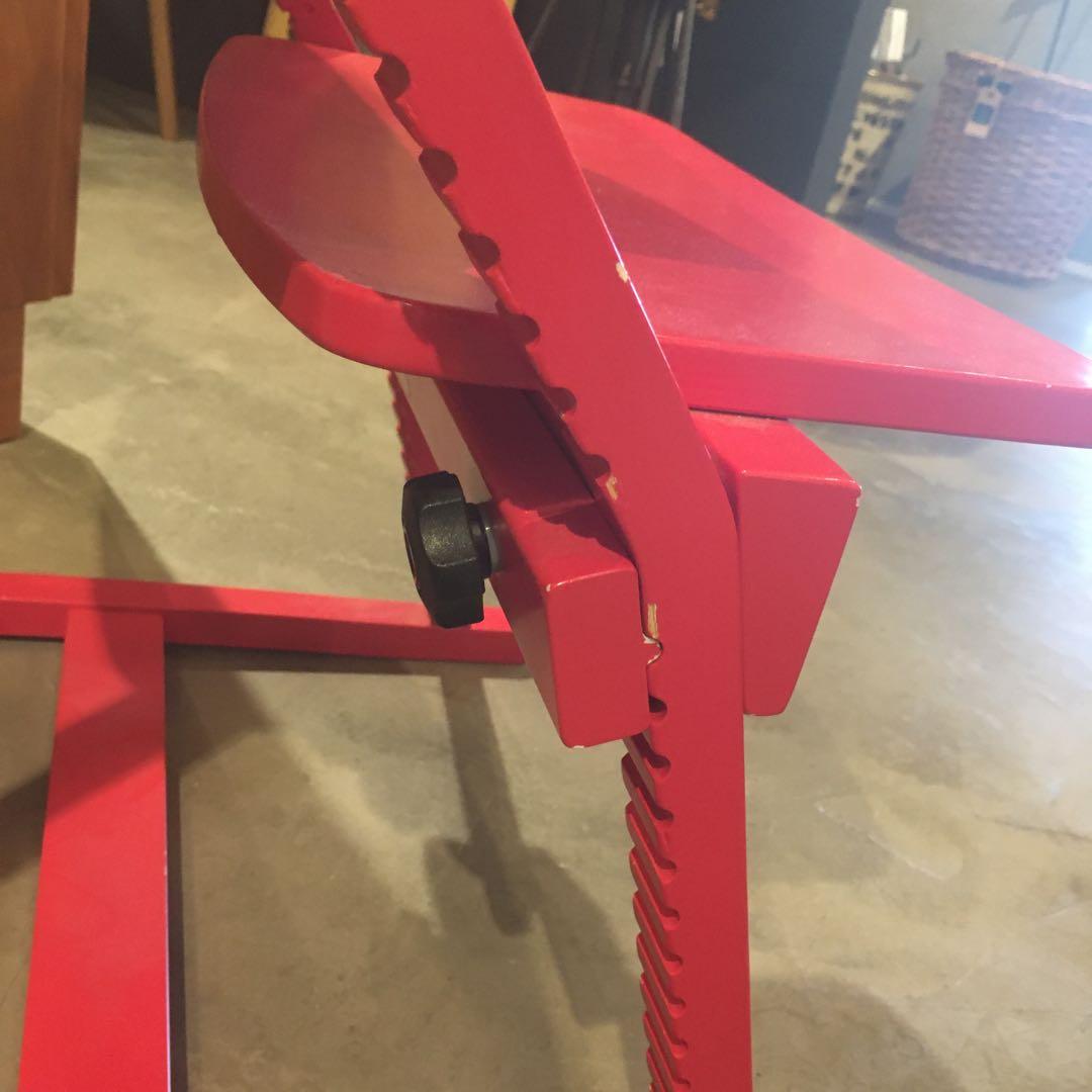 アップライトチェア　展示品　赤