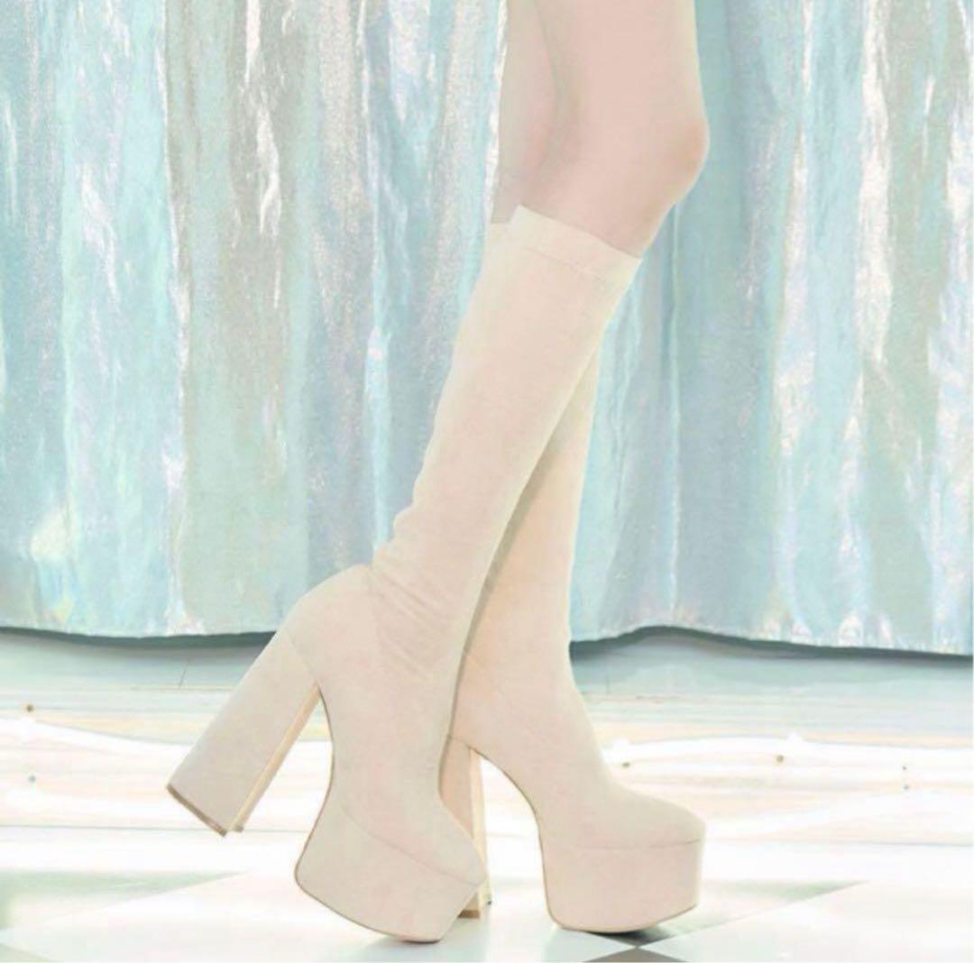 シェルマカロン 美脚ロングブーツ XSサイズ 13.5cmヒール