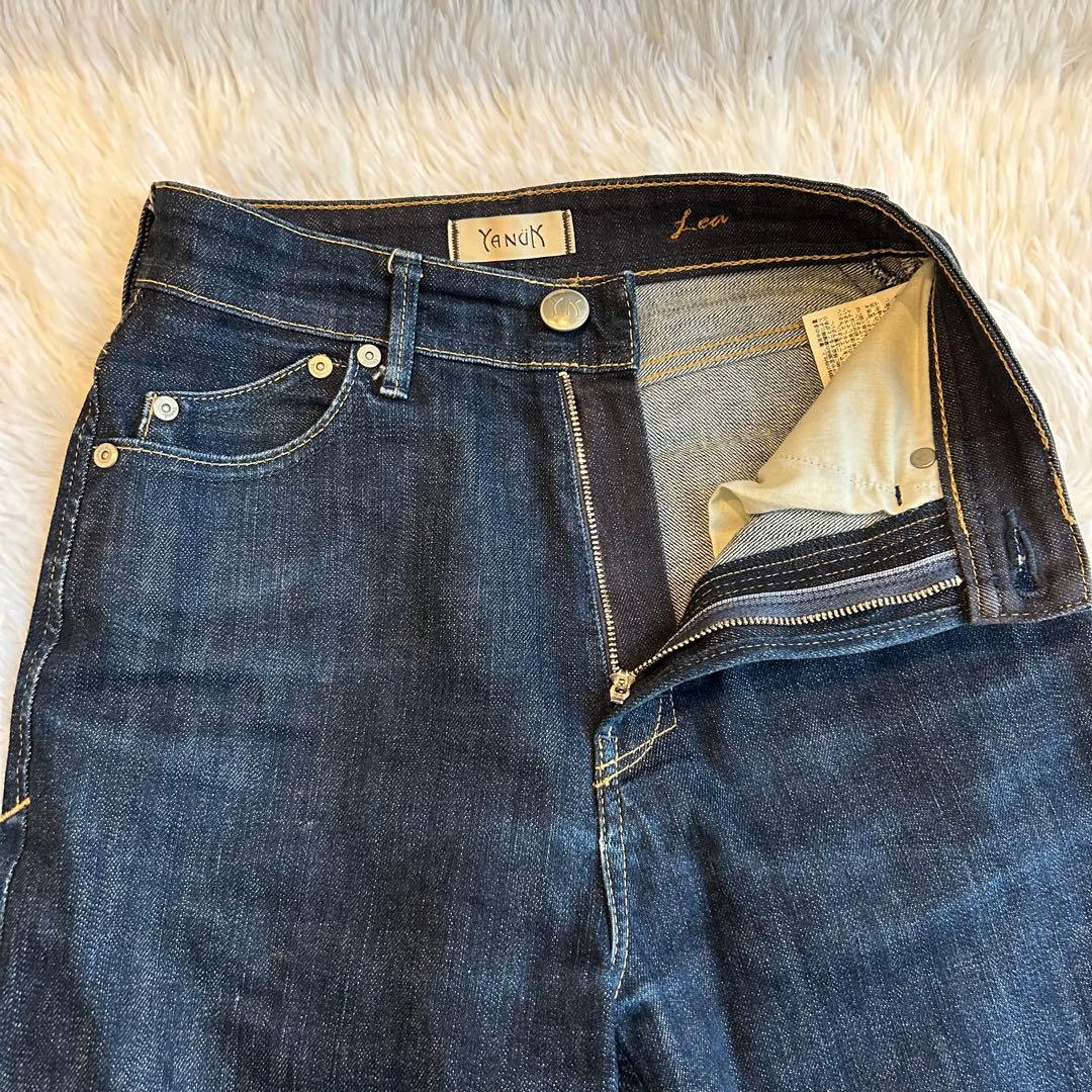 【定価2.6万円】YANUK ボーイズストレートデニムパンツ LEA 23