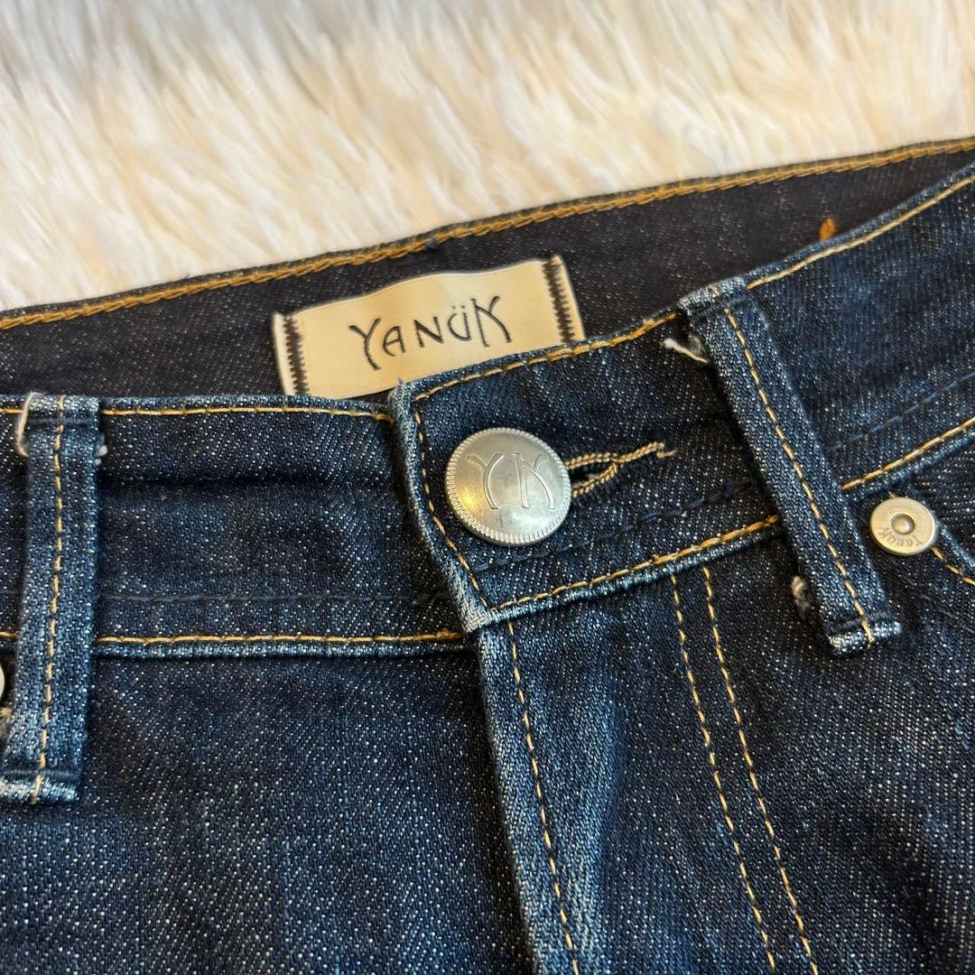 【定価2.6万円】YANUK ボーイズストレートデニムパンツ LEA 23