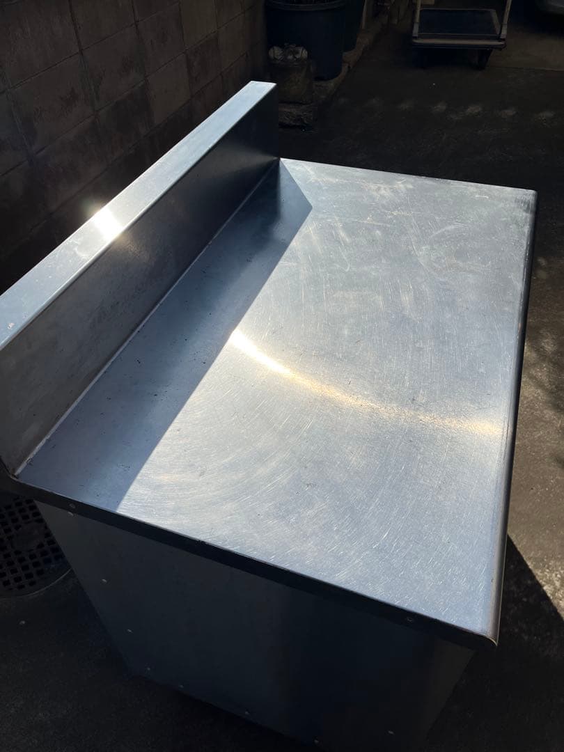 【SUNWAVE】ステンレス製引き出し付作業台